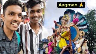 khairani cha raja 2023 aagman || ganpati aagman 2023 mumbai || sagar gavali vlogs