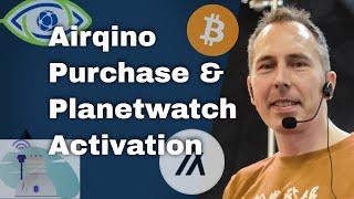 Airqino Purchase, Setup & Activation with Planetwatch