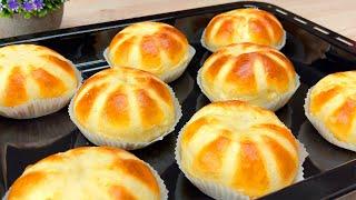 They will disappear in 1 minute! Only 4 simple ingredients️Preparation of incredibly tasty bread️