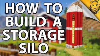 Minecraft: How To Build A Storage Silo! [Tutorial]