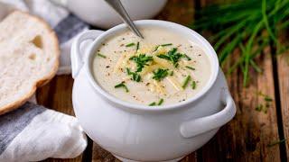 Super Easy Cauliflower Soup Recipe | Just 7 ingredients and 25 minutes!