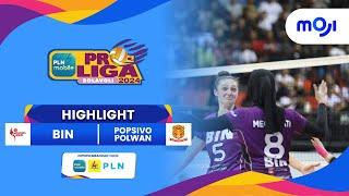 BIN VS Popsivo Polwan 3-0 | Highlight PLN Mobile Proliga 2024