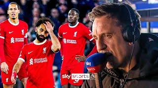 'It's probably gone'  | Neville discusses Liverpool's title chances