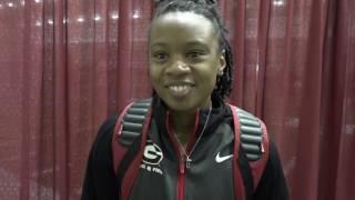 Keturah Orji didn't even take all 6 jumps, still won the 2017 NCAA indoor triple jump title