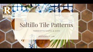 Saltillo Tile Patterns | Shapes & Sizes of Mexican Tile Flooring | Terracotta Tile Choices