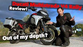 Ducati Multistrada V4 Rally Review | Rookie rider meets his match