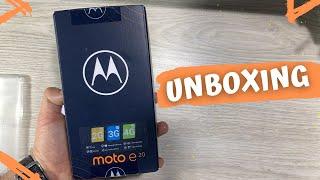 MOTOROLA E20  [UNBOXING y Primeras IMPRESIONES]  