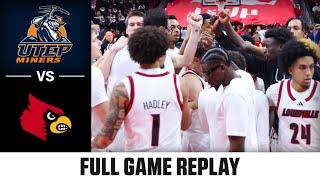 UTEP vs. Louisville Full Game Replay | 2024-25 ACC Men's Basketball