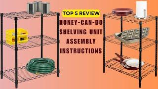 Honey-Can-Do Shelving Unit Assembly Instructions