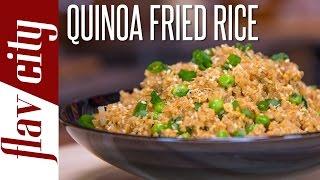 Quinoa Fried Rice - Easy Quinoa Recipe - FlavCity with Bobby