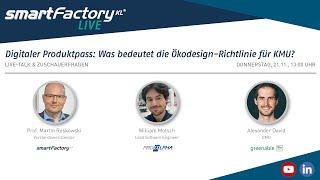 SFKL LIVE Talk: Digitaler Produktpass: Was bedeutet die Ökodesign-Richtlinie für KMU?