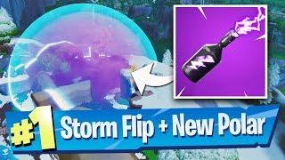 NEW Storm Flip Gameplay + Polar Peak Castle Is GONE! - Fortnite Battle Royale