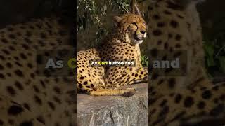 This cheetah climbed a mountain for a steak!