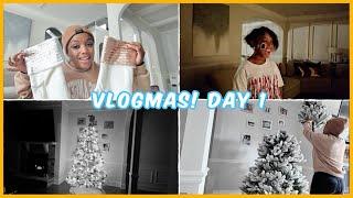 VLOGMAS DAY 1: GETTING NEW TREE DECORATIONS FOR THE HOUSE! | Ellarie