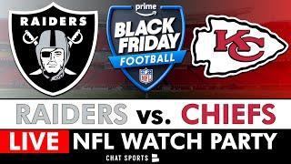 Raiders vs. Chiefs Live Streaming Scoreboard, Black Friday Football On Amazon Prime | NFL Week 13