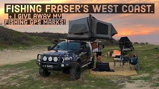 Fishing Fraser Island’s (k'gari) West Coast + GPS FISHING MARKS!!