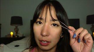 ASMR plucking your eyebrow in Mongolian АСМР Монгол