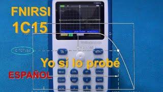 FNIRSI 1C15  Osciloscopio hasta 110MHz 500MS/s con el precio de un multímetro - Revisión de producto