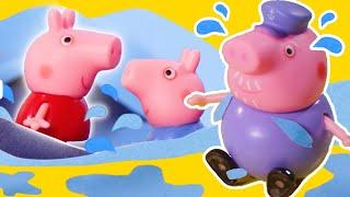 Peppas Tag am Strand  Spielzeug für Kinder | Peppa Wutz Neue Folgen