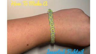 How To Make An Inverted Fishtail Bracelet | Looming With Laura | 2020 Rainbow Loom Tutorial