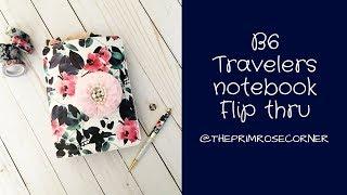 B6 Travelers Notebook Flip Thru