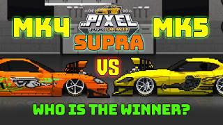 Pixel Car Racer - Paul walker Toyota Supra MK4 vs Supra MK5