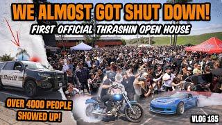 Over 4000 People Showed Up To Our Open House! (We Almost Got Shut Down!) - Vlog 185