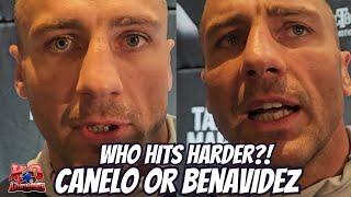 SPARRED CANELO & DAVID BENAVIDEZ REVEALS who hits HARDER between the two #canelo