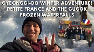 Gyeonggi-do Winter Adventure! Petite France and the Gugok Frozen Waterfalls