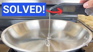 Steel Pans Become Non-Stick at THIS Temperature (Leidenfrost Effect Solved)