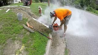 Never, never send gutter water into perforated pipe along the foundation