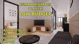 Rumah Minimalis 1 Lantai LOW BUDGET | SEDERHANA tapi KEREN