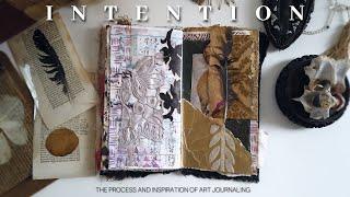 Art Journal With Me - How the pages come together. Aesthetic story telling through Art Journaling.