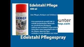 Edelstahl Pflegespray für Geländer aus V2A und V4A