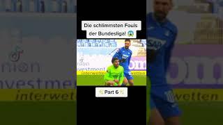 Die heftigsten Fouls Bundesliga!!  #shorts