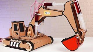 How to Make Hydraulic Excavator / JCB at Home