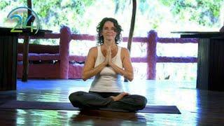 Yoga Morning Heart Expanding Practice ~ Intermediate Yoga Class ~ Full Length 49 minutes