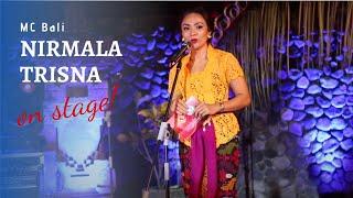 Nirmala Trisna as MC for a Cultural Dinner