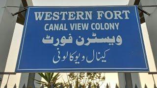 Beautiful View of Western Fort Canal View Colony 2022 || Part 1 || M Shafay Waqas