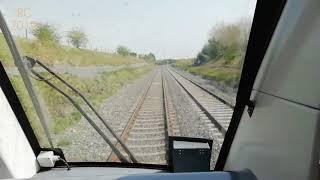 In the Drivers Cab of an InterCity ICR Railcar between Monasteravin and Kildare.