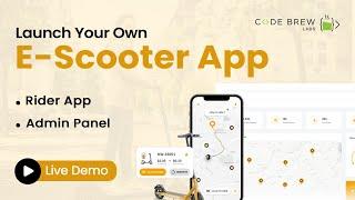 Launch Your Own Scooter Sharing App | Code Brew Labs 
