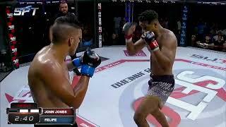 Incrível! A Luta de MMA - John Jones e Kevem Felipe que Proporciona Uma das Melhores do Ano!