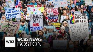 Nearly 100,000 people attend Hands Off rally in Boston and other top stories