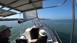 Learning to Sail:   How to Sail Upwind in a Channel