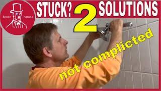 How to Remove Stuck Showerhead | Take Off Install Shower Head and Neck