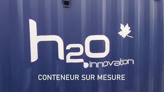 CONTENEUR SUR MESURE H2O INNOVATION ÉRABLIÈRE - STATION DE POMPAGE MODERNE