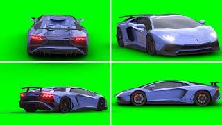 Perple lamborhgini Car green screen || green screen effects || green screen video