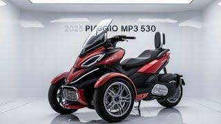 All new 2025 Piaggio MP3 530 – The Ultimate Three-Wheel Scooter! 