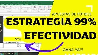 ESTRATEGIA 99% SEGURA I APUESTAS DEPORTIVAS