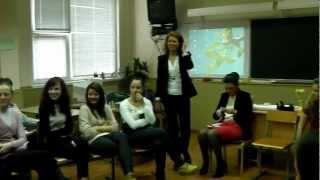 Workshop discussion on Two Little Girls in a secondary school in Belarus 2012